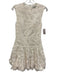 Simkhai Size 2 White Polyester Blend Sleeveless Applique Detailing Mini Dress White / 2