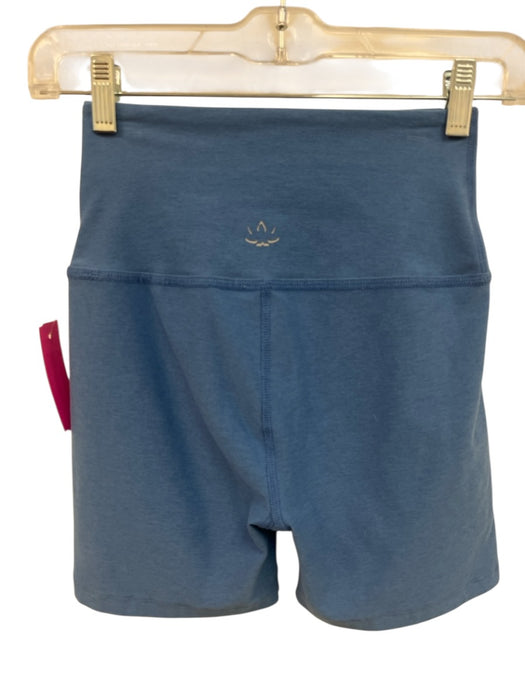 Beyond Yoga Size M Light Blue High Rise Solid Biker Shorts Light Blue / M