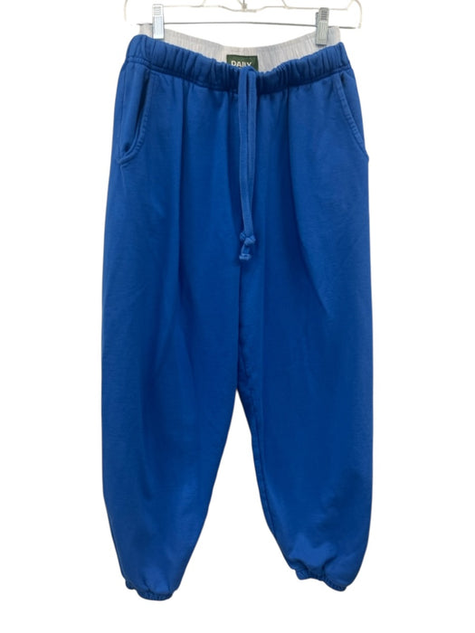 Daily Drills Size XS/S Blue & White Cotton Drawstring Waist Sweatpants Blue & White / XS/S