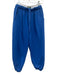 Daily Drills Size XS/S Blue & White Cotton Drawstring Waist Sweatpants Blue & White / XS/S