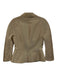 Dolce & Gabbana Size 42 Champagne Beige Silk 3/4 Sleeve Button Front Jacket Champagne Beige / 42