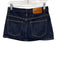 Parke Size 25 Dark Wash Cotton Denim A Line Button & Zip Fly Micro Mini Skirt Dark Wash / 25
