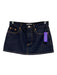 Parke Size 25 Dark Wash Cotton Denim A Line Button & Zip Fly Micro Mini Skirt Dark Wash / 25