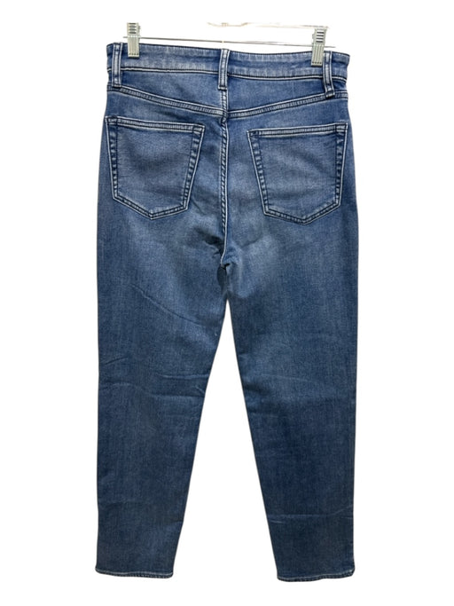 Faherty Size 27 Medium Wash Cotton Blend High Rise Zip & Button Jeans Medium Wash / 27