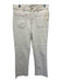 Zara Size 8 Tan Cotton Denim Square Pockets Mid Rise Straight Leg Jeans Tan / 8
