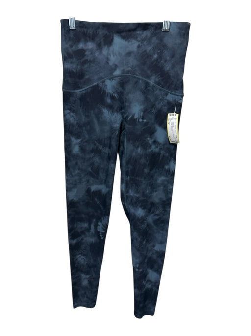 Spanx Size M Blue & Black High Rise Tie Dye Full Length Leggings Blue & Black / M
