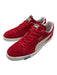 Puma Shoe Size 11 Like New Red & White Suede Solid Sneaker Men's Shoes 11