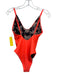 Maaji Size L Neon Orange & Beige Polyester & Spandex Adjustable straps Swimsuit Neon Orange & Beige / L
