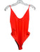 Maaji Size L Neon Orange & Beige Polyester & Spandex Adjustable straps Swimsuit Neon Orange & Beige / L