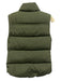 J Crew Size XS Green Synthetic Hook Closure Sleeveless Zip Close Coat Green / XS