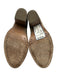 Rag & Bone Shoe Size 37.5 Taupe Leather Zip Close Block Heel Suede Boots Taupe / 37.5