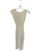 Pants Store Size S Cream Viscose Sleeveless Ribbed Open Back Maxi Dress Cream / S