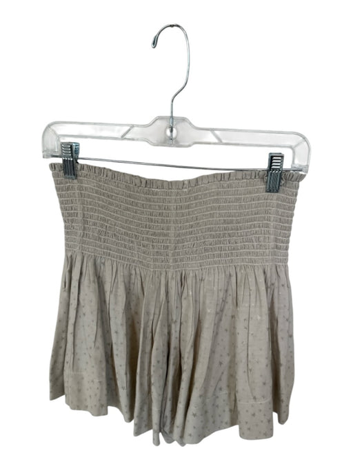 Koch Size M Gray Viscose Smocked stars Shorts Gray / M