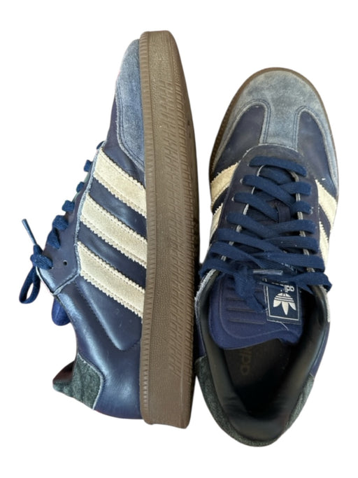 Adidas Shoe Size 9.5 Navy Suede Athletic Men's Sneakers Navy / 9.5
