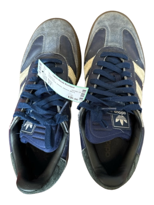 Adidas Shoe Size 9.5 Navy Suede Athletic Men's Sneakers Navy / 9.5