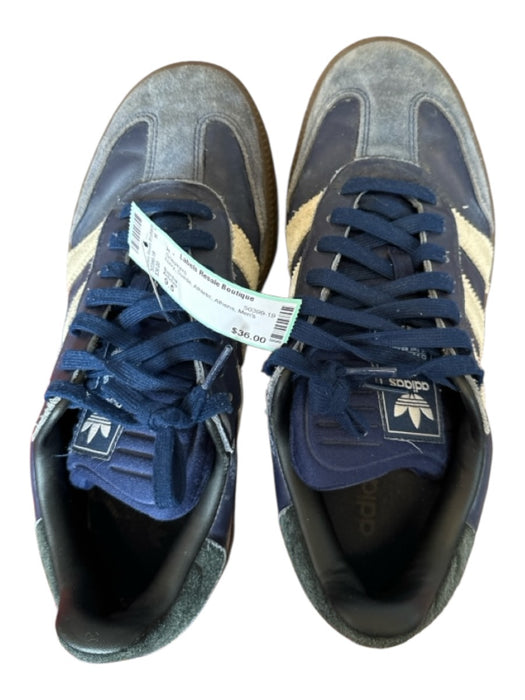Adidas Shoe Size 9.5 Navy Suede Athletic Men's Sneakers Navy / 9.5