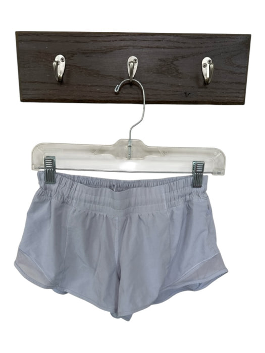 Lululemon Size 8 Light Gray Polyester Blend Elastic Waist Athletic Shorts Light Gray / 8
