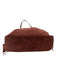 All Saints Reddish Brown Suede Fringe Open Top Bag Reddish Brown / M