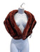 Zandra Rhodes Size One Size Red & Black Rabbit Fur Hook & Eye Bolero Jacket Red & Black / One Size