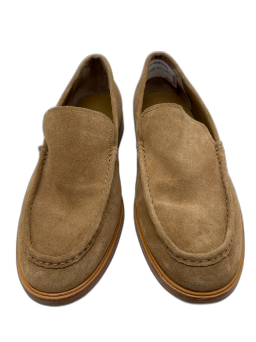 Vince Shoe Size 10 Tan Suede Solid Slip On Men's Shoes Tan / 10