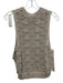 Cotton by Autumn Cashmere Size XS Beige Cotton Sleeveless Texture Knit Vest Top Beige / XS