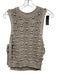 Cotton by Autumn Cashmere Size XS Beige Cotton Sleeveless Texture Knit Vest Top Beige / XS
