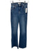 Frame Size 24 Medium Wash Cotton & Modal Zip Fly High Rise Flare Leg Tall Jeans Medium Wash / 24
