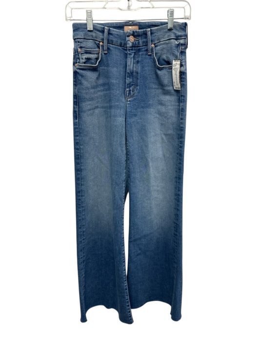 Mother Size 24 Light Wash Cotton Denim Zip Fly High Rise Bell Bottom Jeans Light Wash / 24