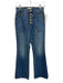 Ulla Johnson Size 25 Medium Wash Cotton Denim Button Fly High Rise Jeans Medium Wash / 25