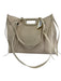 Maje Beige Polypropylene Blend Woven Magnetic Close Gold Tone Hardware Tote Bag Beige