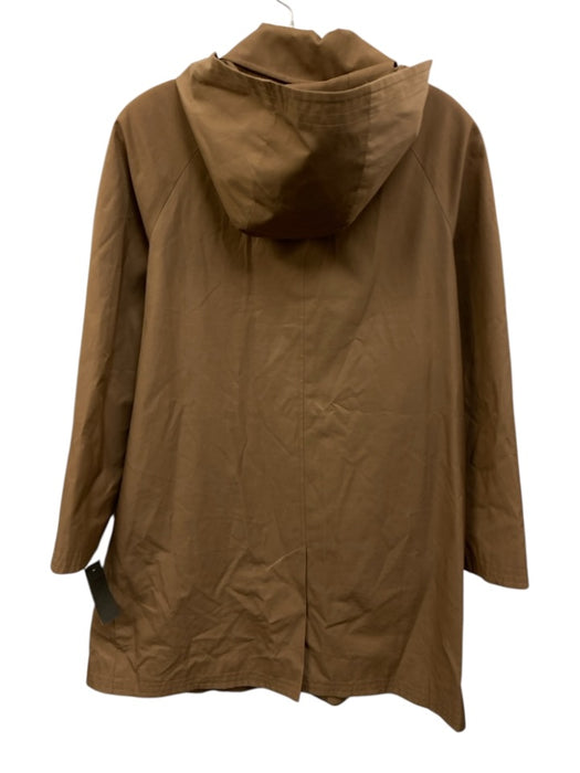 Lauren Ralph Lauren Black Size S Light Brown Cotton & Polyester Hood Coat Light Brown / S