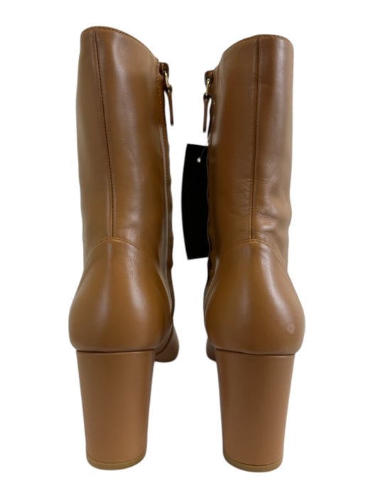 Stuart Weitzman Shoe Size 8.5 B Camel Brown Leather Pointed Toe Booties Camel Brown / 8.5 B
