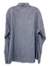 Zegna Size XL Blue & Gray Cotton Blend Micro Button Down Men's Long Sleeve Shirt XL