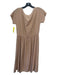 Umi Collections by Anne Crimmins Size 6 Beige Silk Embroidered Pockets Dress Beige / 6