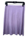 Zucca Size M Lilac Cotton Elastic Waist Knit Frayed Hem Skirt Lilac / M