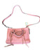Rebecca Minkoff Coral Pink Leather Zip Close Crossbody Front Zip Bag Coral Pink / S
