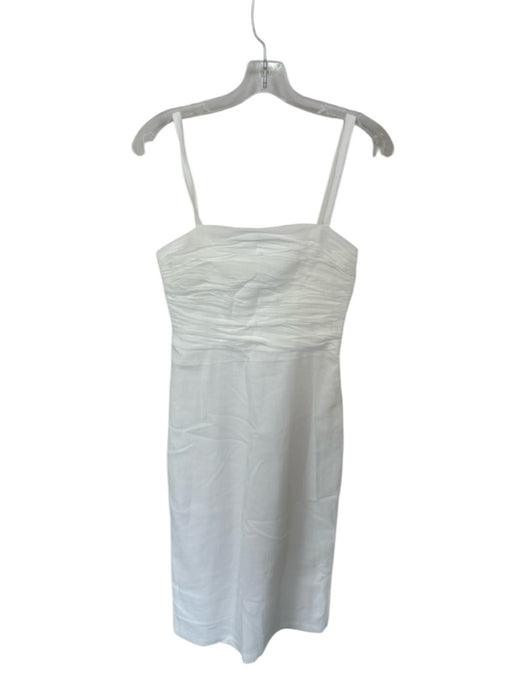 Peony Size Est S White Organic Cotton Spaghetti Strap Crinkle Maxi Dress White / Est S