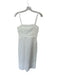 Peony Size Est S White Organic Cotton Spaghetti Strap Crinkle Maxi Dress White / Est S