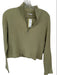Reformation Jeans Size S Light Green Cotton Long Sleeve Waffle Shorts Short Set Light Green / S