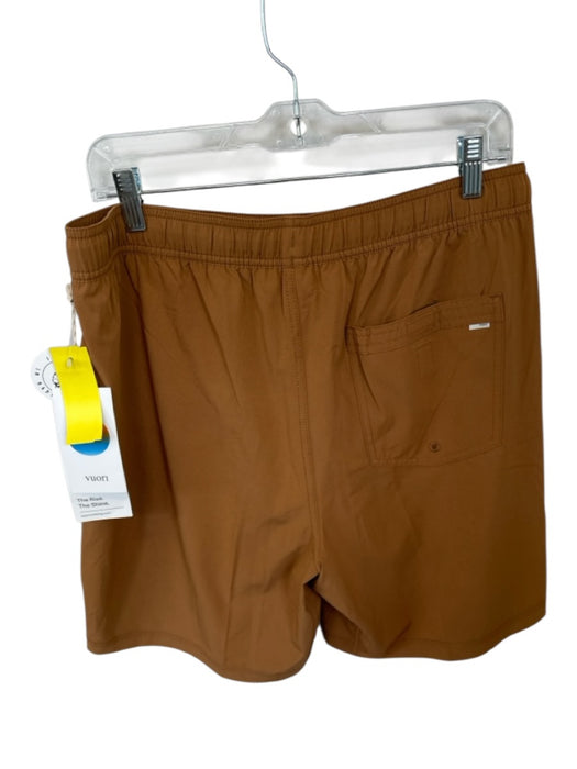 Vuori NWT Size L Tan Recycled Polyester Solid Athletic Men's Shorts Tan / L