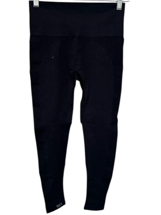 Set Active Size S Black Nylon Blend High Waist Athletic Leggings Black / S