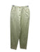 Celine Size 38 Pale Lime Green Cotton Satin 5 Pocket Button & Zip Fly Pants Pale Lime Green / 38