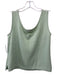 St. John Size P Mint Green No Fabric Tag Knit Sleeveless Scallop Detail Crop Top Mint Green / P