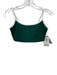 Year Of Ours Size M Green & White Nylon Blend Ribbed Adjustable Strap sports bra Green & White / M