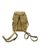 See By Chloe Yellow Beige Leather Gold Tone Hardware Zipper Detail Tassel Bag Yellow Beige / Small