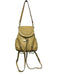 See By Chloe Yellow Beige Leather Gold Tone Hardware Zipper Detail Tassel Bag Yellow Beige / Small