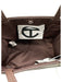 Telfar Chocolate Brown PU Leather Logo Magnetic Snap Closure Multiple Straps Bag Chocolate Brown / Small