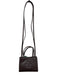 Telfar Chocolate Brown PU Leather Logo Magnetic Snap Closure Multiple Straps Bag Chocolate Brown / Small