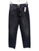 Agolde Size 24 Charcoal Black Cotton Denim High Rise Button Fly Jeans Charcoal Black / 24