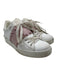 Valentino Shoe Size 38 White & Purple Leather Spike Detail Low Top Sneakers White & Purple / 38